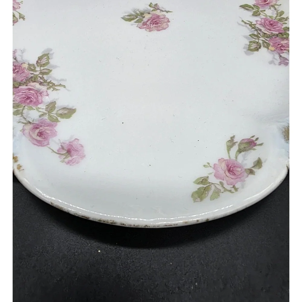Antique GDA GFH Haviland Limoges Oval Dresser Vanity Tray 11.5